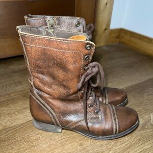 Steve Madden Troopa, Stivali Donna, Nero, 37 EU